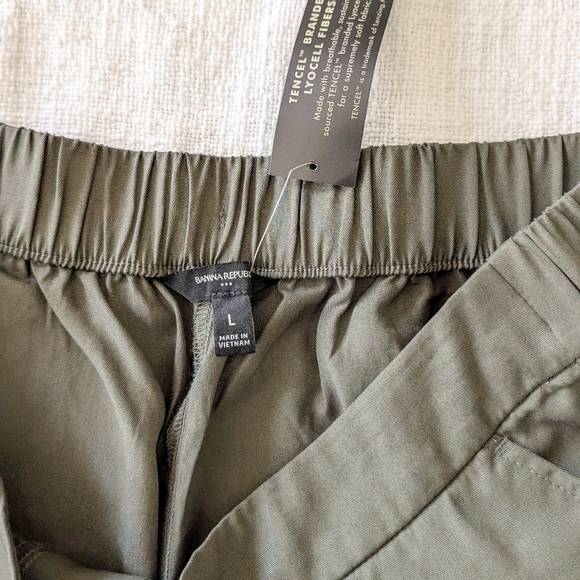 Banana Republic TENCEL Pull-on Joggers, Steel Green Global, Large - Picture 5 of 7